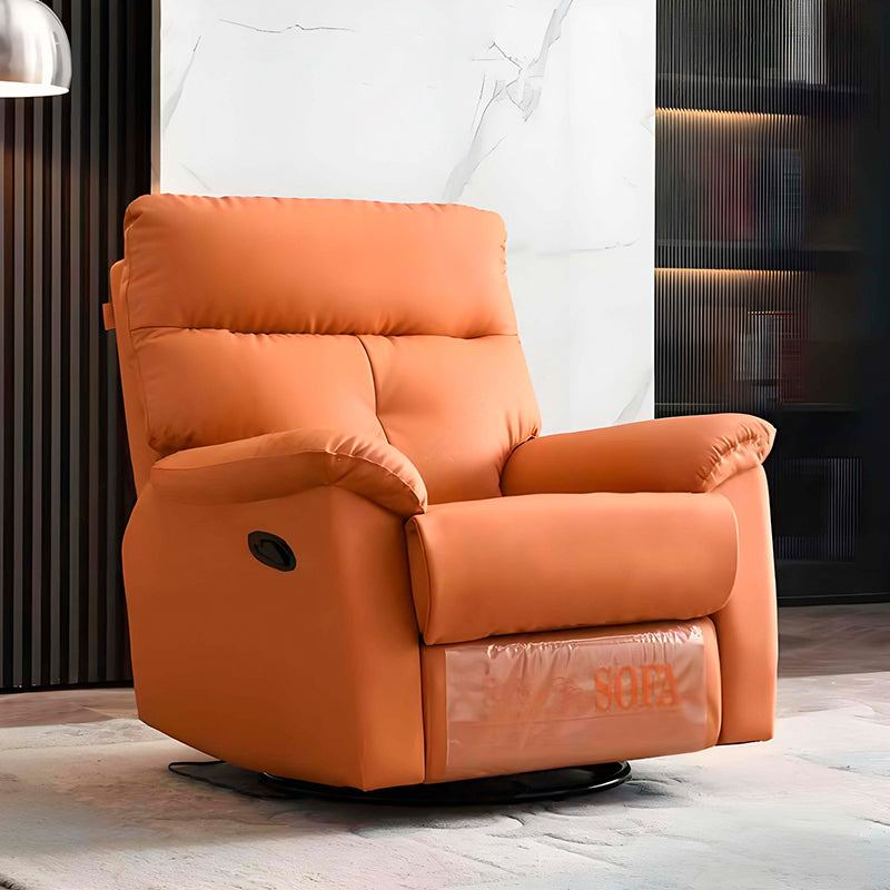Contemporary Nordic R Rocking & Swivel Recliner Chair - Multi-Angle Adjustable Lounge Chair For Living Room Lumendat