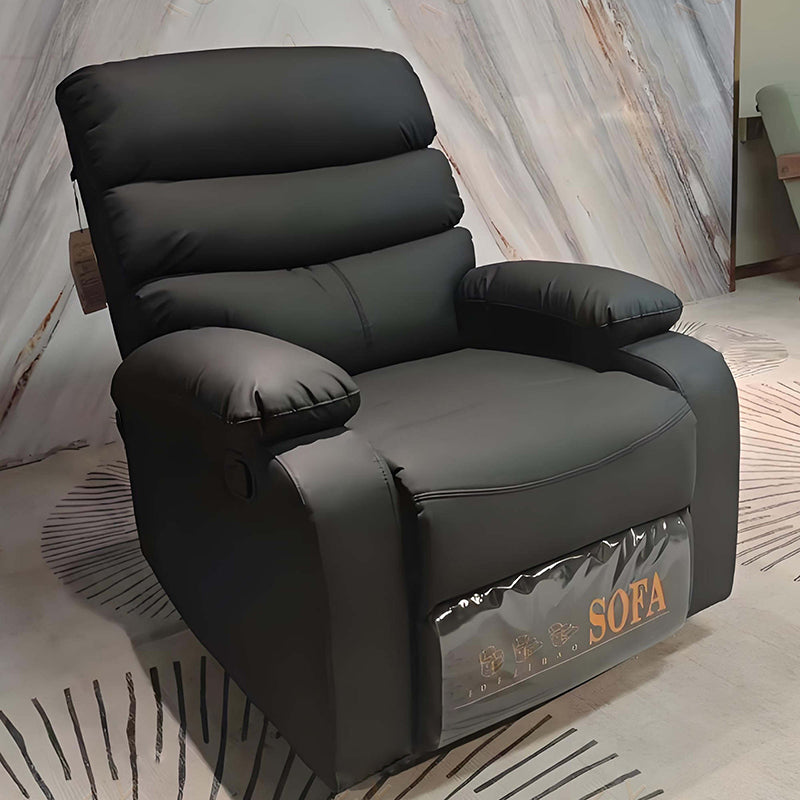 Modern Comfort Cat-Claw Leather Swivel Recliner Chair - Multi-Functional Lounge Accent Chair For Living Room Lumendat