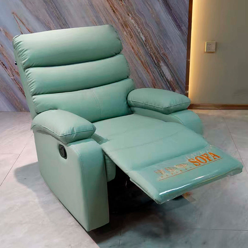 Modern Comfort Cat-Claw Leather Swivel Recliner Chair - Multi-Functional Lounge Accent Chair For Living Room Lumendat