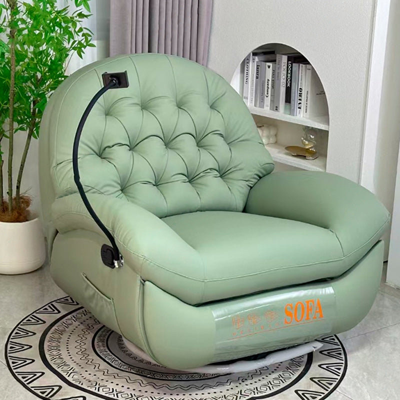 Modern Luxury Comfort Recliner Chair - 360° Rotating Lounge Accent Chair For Living Room Lumendat