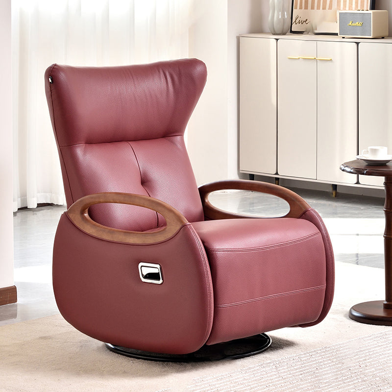 Contemporary Creative Multi-Function Armchair Chair - Eco Leather Lounge Accent Chair For Living Room Lumendat
