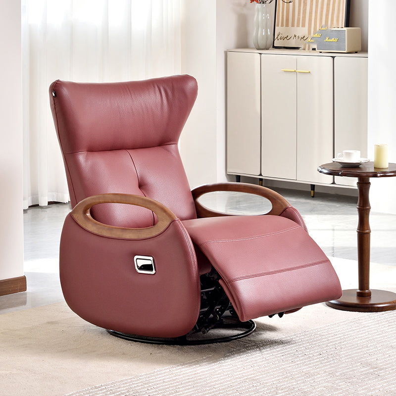 Contemporary Creative Multi-Function Armchair Chair - Eco Leather Lounge Accent Chair For Living Room Lumendat