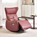 Contemporary Creative Multi-Function Armchair Chair - Eco Leather Lounge Accent Chair For Living Room Lumendat