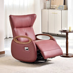 Contemporary Creative Multi-Function Armchair Chair - Eco Leather Lounge Accent Chair For Living Room Lumendat