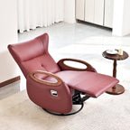 Contemporary Creative Multi-Function Armchair Chair - Eco Leather Lounge Accent Chair For Living Room Lumendat