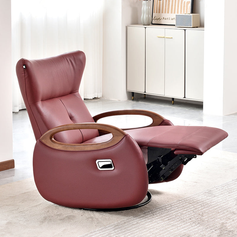 Contemporary Creative Multi-Function Armchair Chair - Eco Leather Lounge Accent Chair For Living Room Lumendat