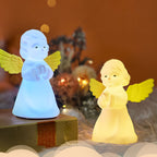 Lumendat Creative Angel Silicone LED Color Changing Kids Night Light Table Lamp Lumendat