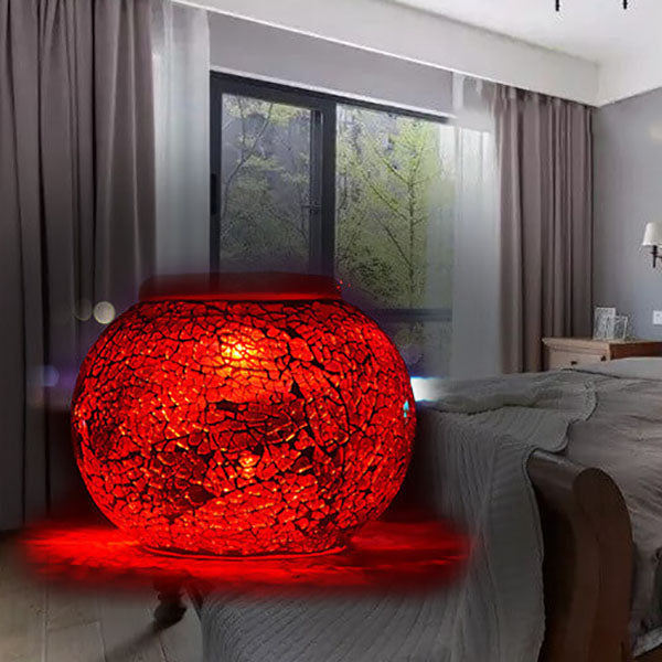Modern Creative Stained Glass Solar LED Outdoor Garden Lawn Light Lumendat