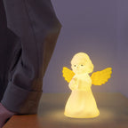Lumendat Creative Angel Silicone LED Color Changing Kids Night Light Table Lamp Lumendat