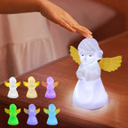 Lumendat Creative Angel Silicone LED Color Changing Kids Night Light Table Lamp Lumendat