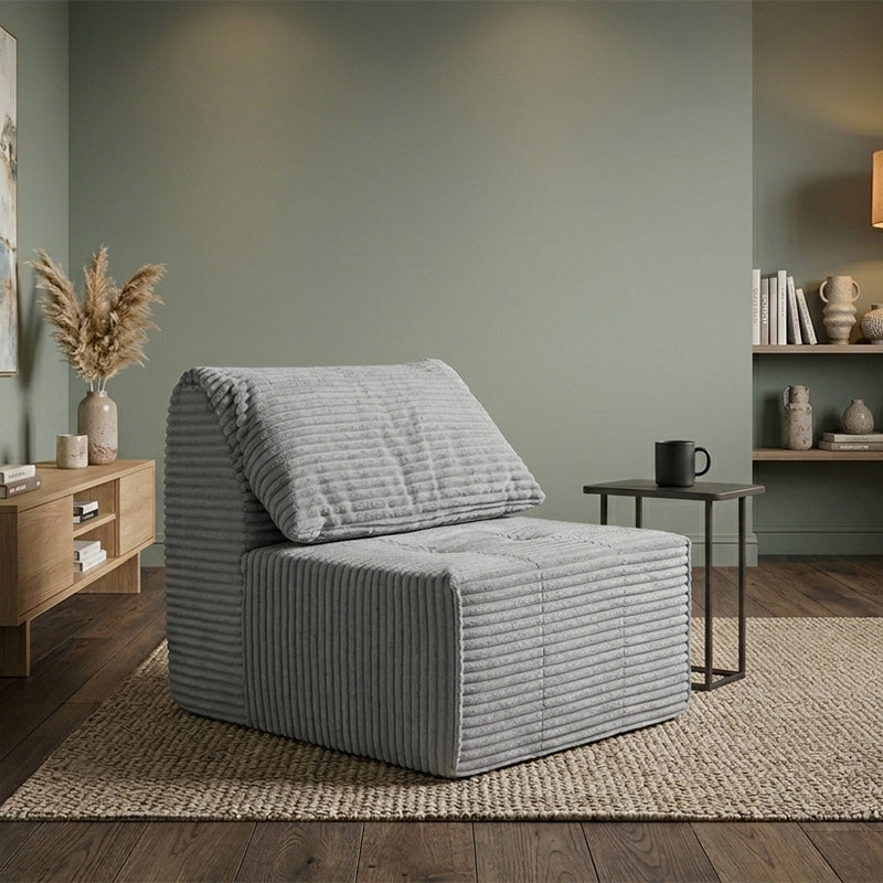 Flexible & Compact Compressible Sofa - Nordic 35D High Resilience Sponge, Frame-Free, Space-Saving For Living Room & Bedroom Lumendat