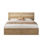 Modern Minimalist Bed Frame - Storage Box & Durable Material Blend Bed For Bedroom Lumendat