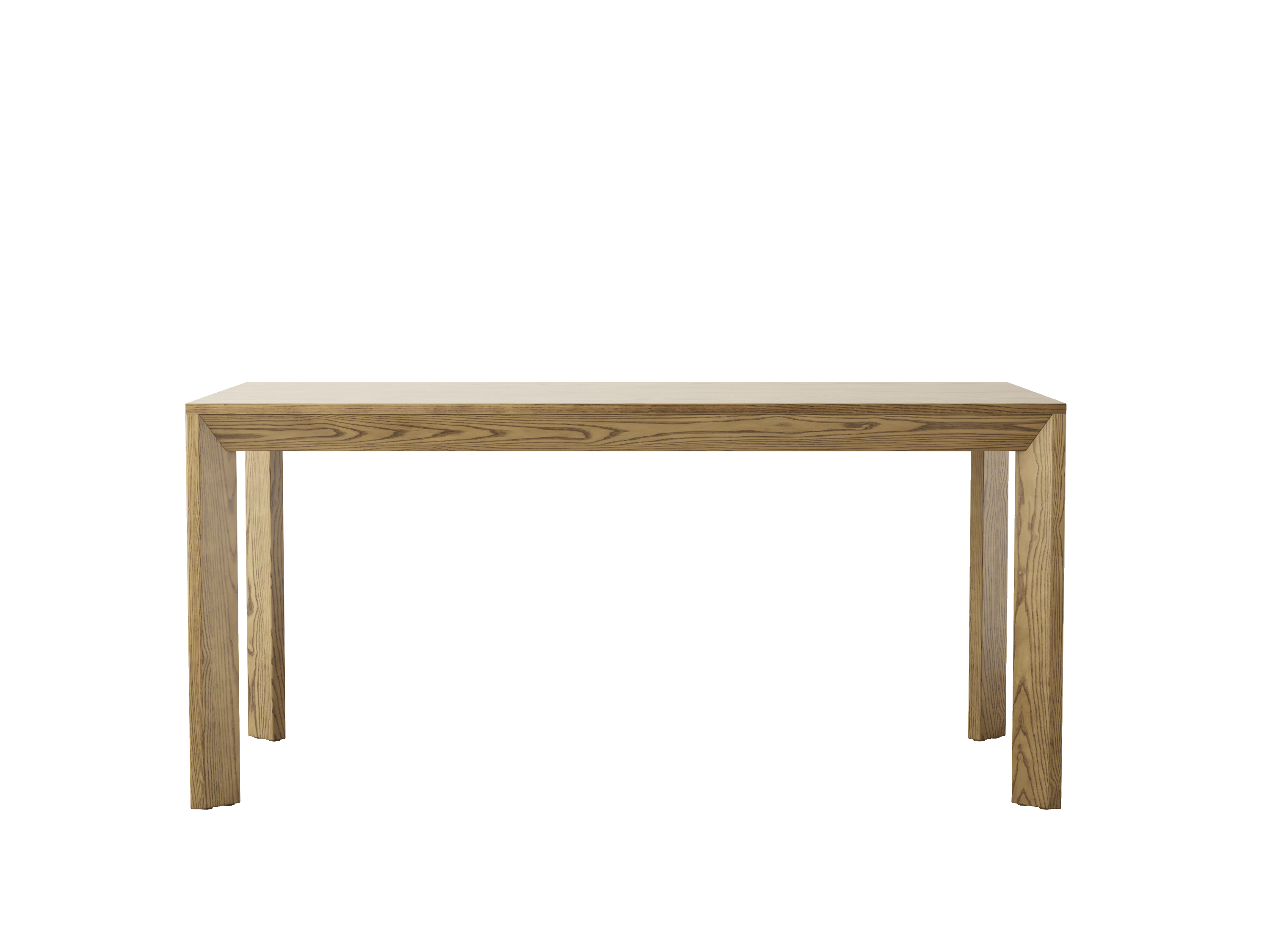 Traditional North American Ash Wood Dining Table Set - Square 1-Tier Dining Furniture For Dining Room Lumendat