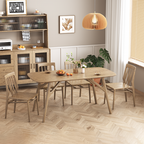 Traditional Chinese Curved Ergonomic Support Chair - North American Ash Wood Dining Chair For Dinning Room Lumendat