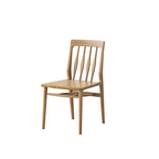 Traditional Chinese Curved Ergonomic Support Chair - North American Ash Wood Dining Chair For Dinning Room Lumendat