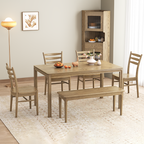 Traditional Chinese Rounded Silhouette Chair - North American Ash Wood Dining Chair For Dinning Room Lumendat
