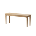 Traditional Handcrafted Rectangular Table - North American Ash Wood Dining Table For Dining Room Lumendat