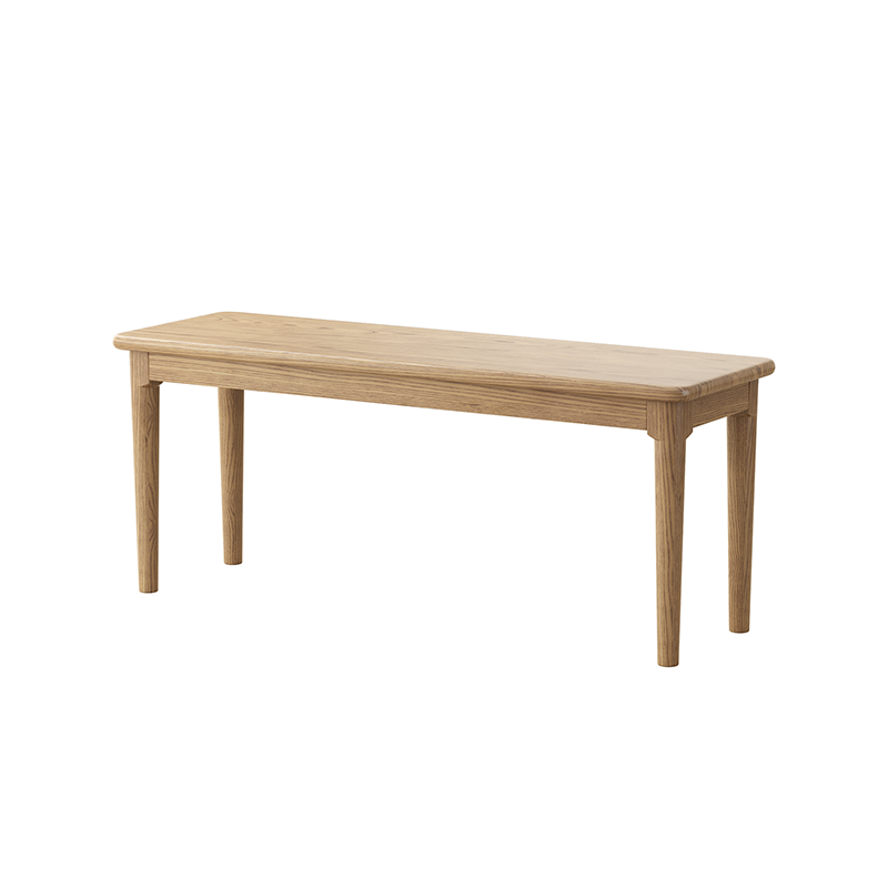 Traditional Handcrafted Rectangular Table - North American Ash Wood Dining Table For Dining Room Lumendat