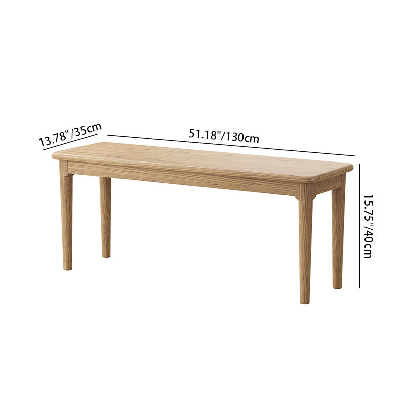 Traditional Handcrafted Rectangular Table - North American Ash Wood Dining Table For Dining Room Lumendat