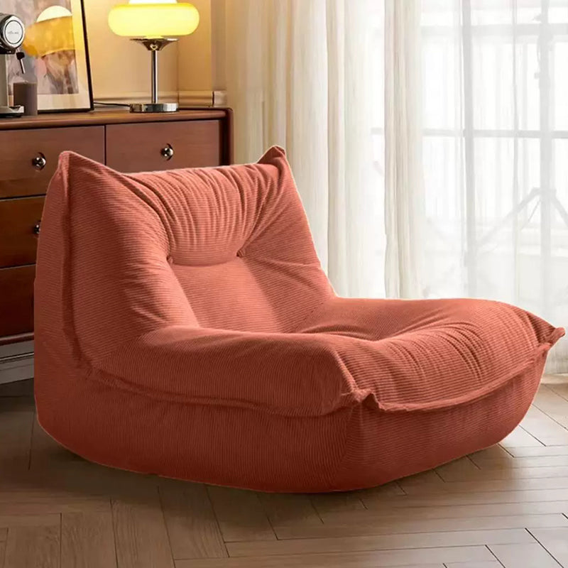 Contemporary Nordic Ergonomic Compressed Foam Sofa - Eco-Friendly High-Resilience Foam Fabric Sofa For Living Room & Bedroom Lumendat
