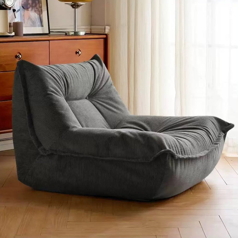 Contemporary Nordic Ergonomic Compressed Foam Sofa - Eco-Friendly High-Resilience Foam Fabric Sofa For Living Room & Bedroom Lumendat
