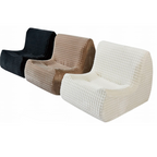 Modern Minimalist Fabric Sponge Accent Compressed Sofa - Space-Saving Lounge Chair For Living Room Lumendat
