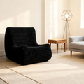 Modern Minimalist Fabric Sponge Accent Compressed Sofa - Space-Saving Lounge Chair For Living Room Lumendat