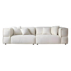 Modern Minimalist Compressed Fabric Sofa - Integrated Soft-Pack Square Accent Sofa For Living Room Lumendat