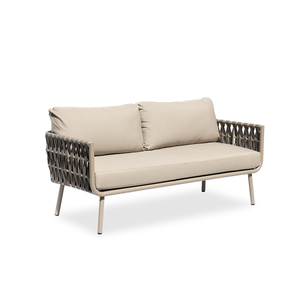 Waterproof Coastal-Inspired Aluminum Outdoor Sofa - 1/2/3-Seater For Garden & Balcony Lumendat