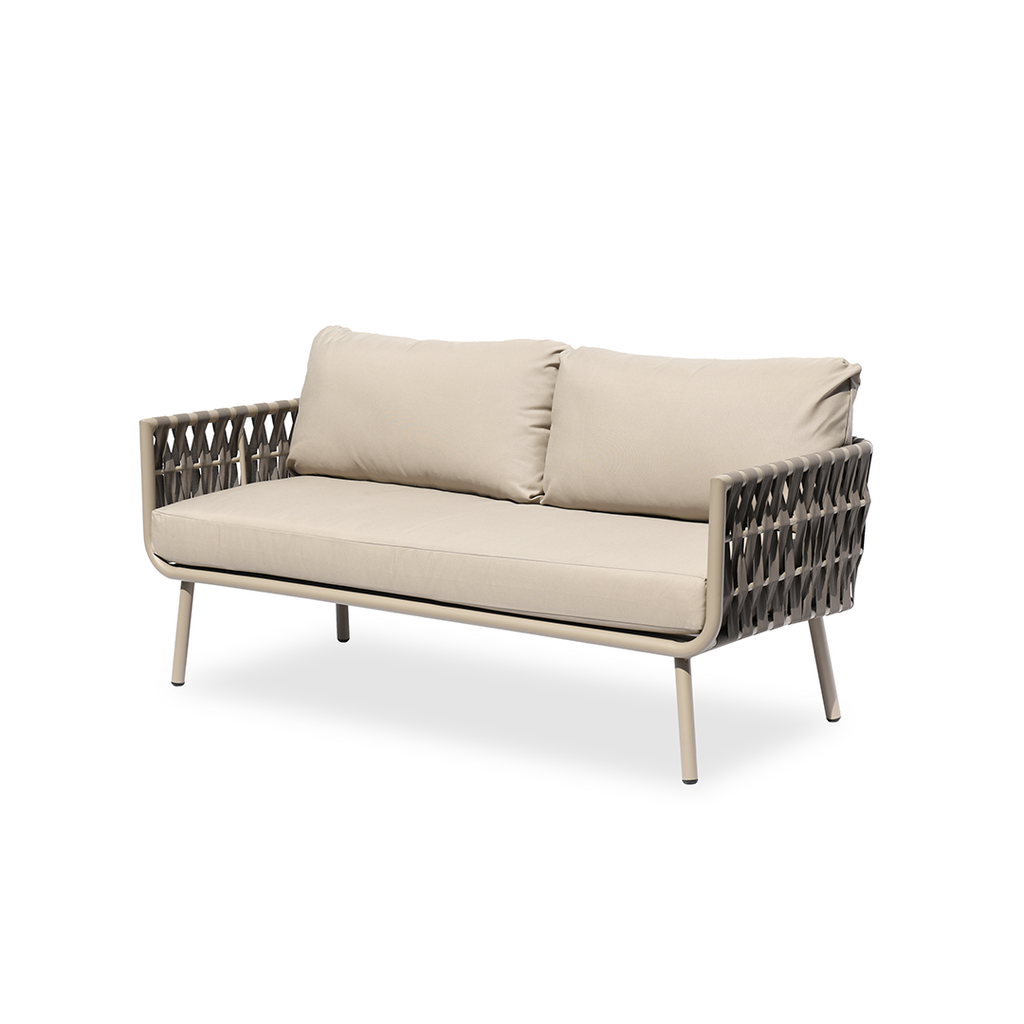 Waterproof Coastal-Inspired Aluminum Outdoor Sofa - 1/2/3-Seater For Garden & Balcony Lumendat