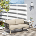 Waterproof Coastal-Inspired Aluminum Outdoor Sofa - 1/2/3-Seater For Garden & Balcony Lumendat