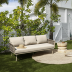 Waterproof Coastal-Inspired Aluminum Outdoor Sofa - 1/2/3-Seater For Garden & Balcony Lumendat