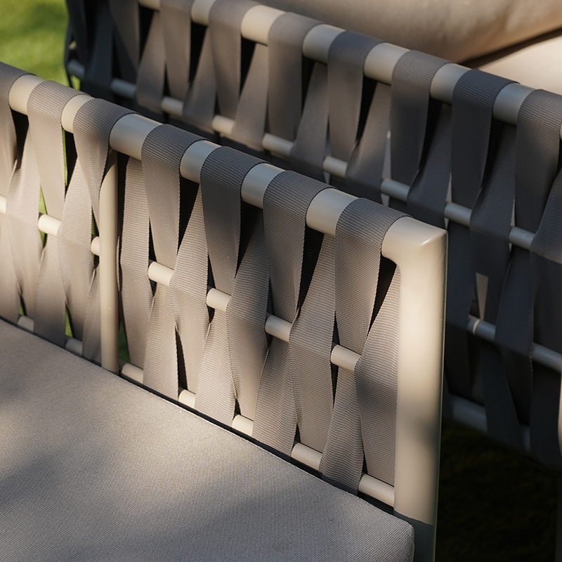 Waterproof Coastal-Inspired Aluminum Outdoor Sofa - 1/2/3-Seater For Garden & Balcony Lumendat