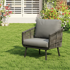 Stain-Resistant Modern Aluminum Outdoor Sofa - 1/3-Seater For Outdoor Patio & Garden Lumendat