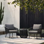 Stain-Resistant Modern Aluminum Outdoor Sofa - 1/3-Seater For Outdoor Patio & Garden Lumendat