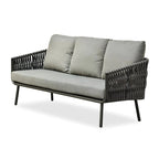 Stain-Resistant Modern Aluminum Outdoor Sofa - 1/3-Seater For Outdoor Patio & Garden Lumendat