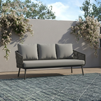 Stain-Resistant Modern Aluminum Outdoor Sofa - 1/3-Seater For Outdoor Patio & Garden Lumendat