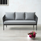Stain-Resistant Modern Aluminum Outdoor Sofa - 1/3-Seater For Outdoor Patio & Garden Lumendat