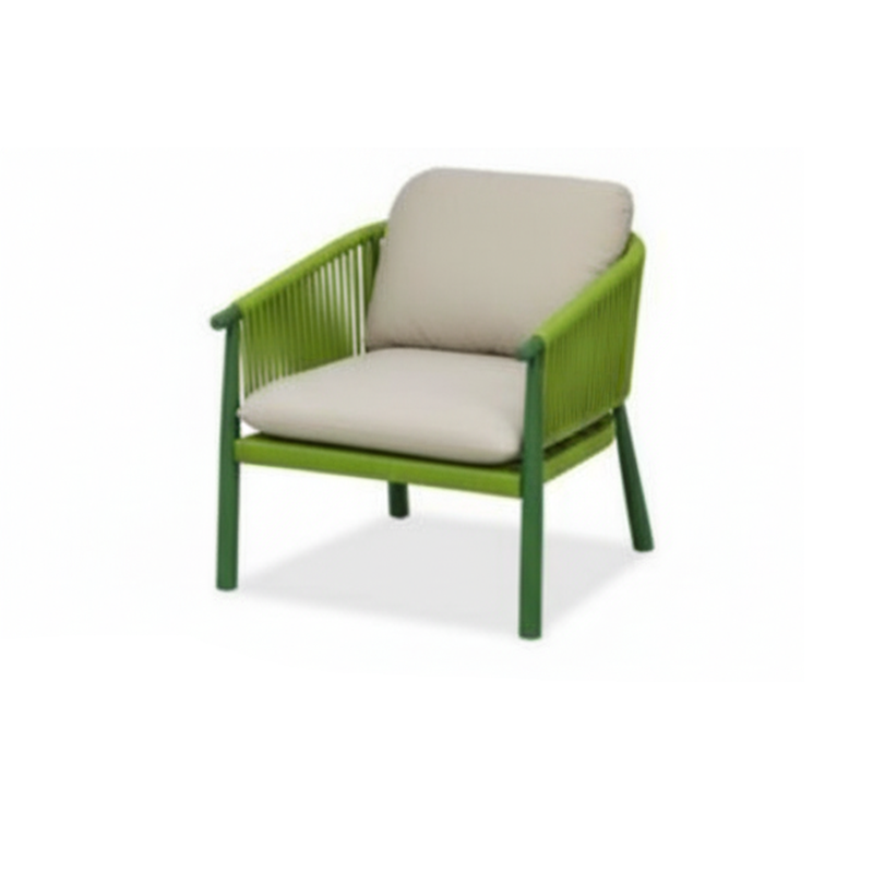 Contemporary Scandinavian Outdoor Garden Rope Sofa - 1/2/3 Seater For Balcony & Outdoor Patio Lumendat