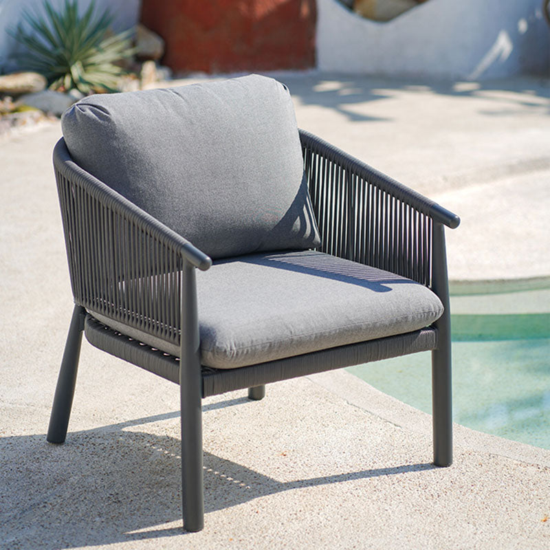 Contemporary Scandinavian Outdoor Garden Rope Sofa - 1/2/3 Seater For Balcony & Outdoor Patio Lumendat