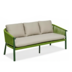 Contemporary Scandinavian Outdoor Garden Rope Sofa - 1/2/3 Seater For Balcony & Outdoor Patio Lumendat