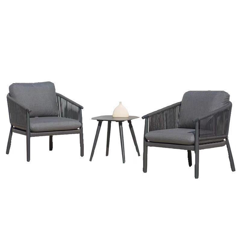Contemporary Scandinavian Outdoor Garden Rope Sofa - 1/2/3 Seater For Balcony & Outdoor Patio Lumendat