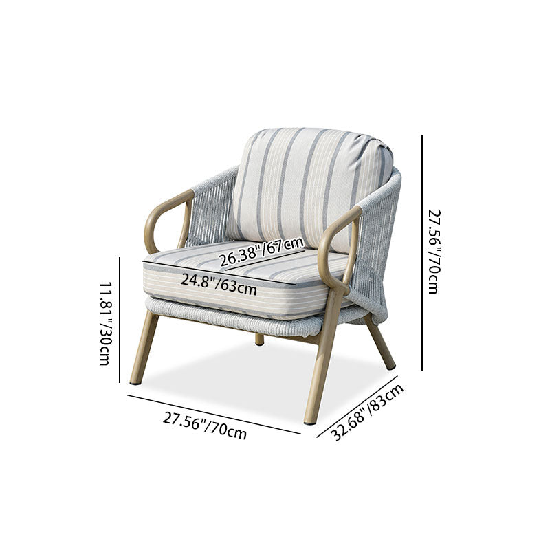 Contemporary Scandinavian Outdoor Garden Resin Sofa - 1/3 Seater For Balcony & Outdoor Patio Lumendat