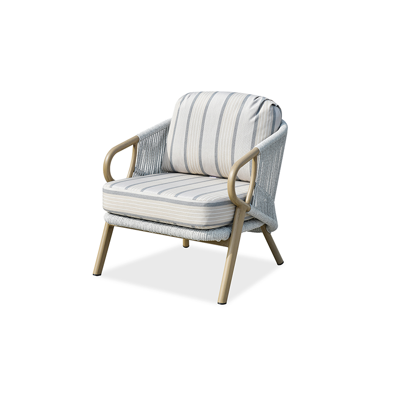 Contemporary Scandinavian Outdoor Garden Resin Sofa - 1/3 Seater For Balcony & Outdoor Patio Lumendat