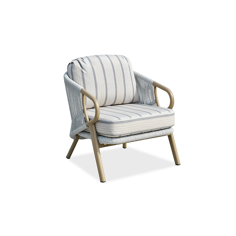 Contemporary Scandinavian Outdoor Garden Resin Sofa - 1/3 Seater For Balcony & Outdoor Patio Lumendat
