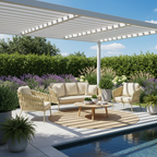 Traditional French Outdoor Rope Woven Sofa - 1/2/3 Seater For Balcony & Outdoor Patio Lumendat