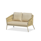 Traditional French Outdoor Rope Woven Sofa - 1/2/3 Seater For Balcony & Outdoor Patio Lumendat