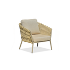Traditional French Outdoor Rope Woven Sofa - 1/2/3 Seater For Balcony & Outdoor Patio Lumendat