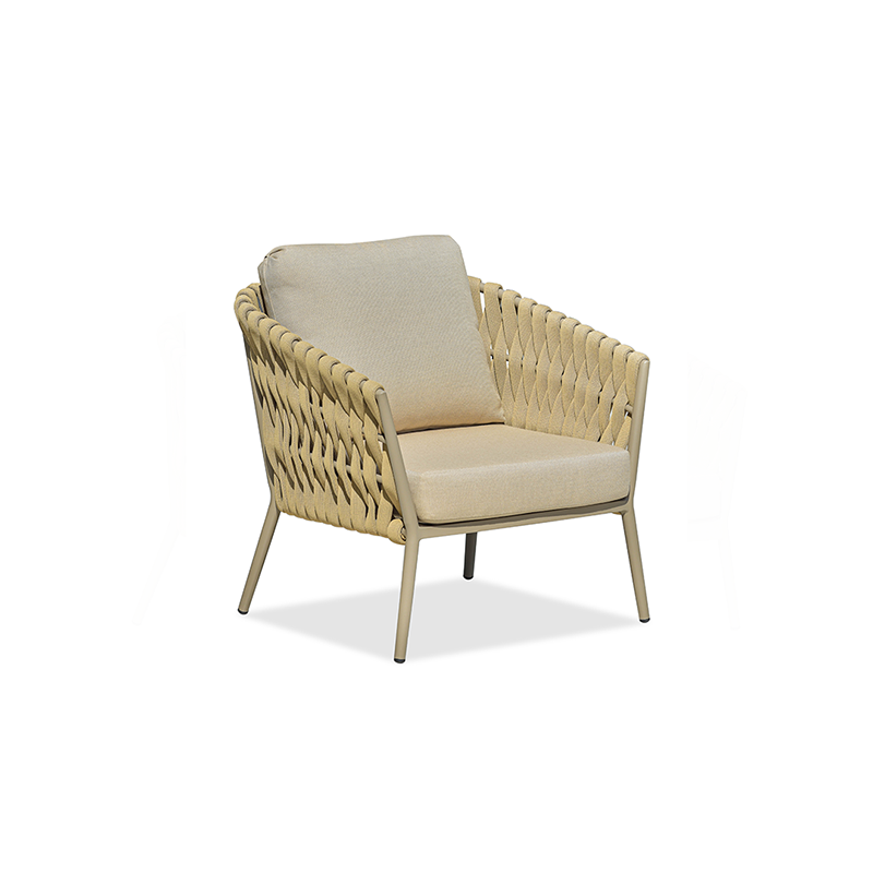 Traditional French Outdoor Rope Woven Sofa - 1/2/3 Seater For Balcony & Outdoor Patio Lumendat