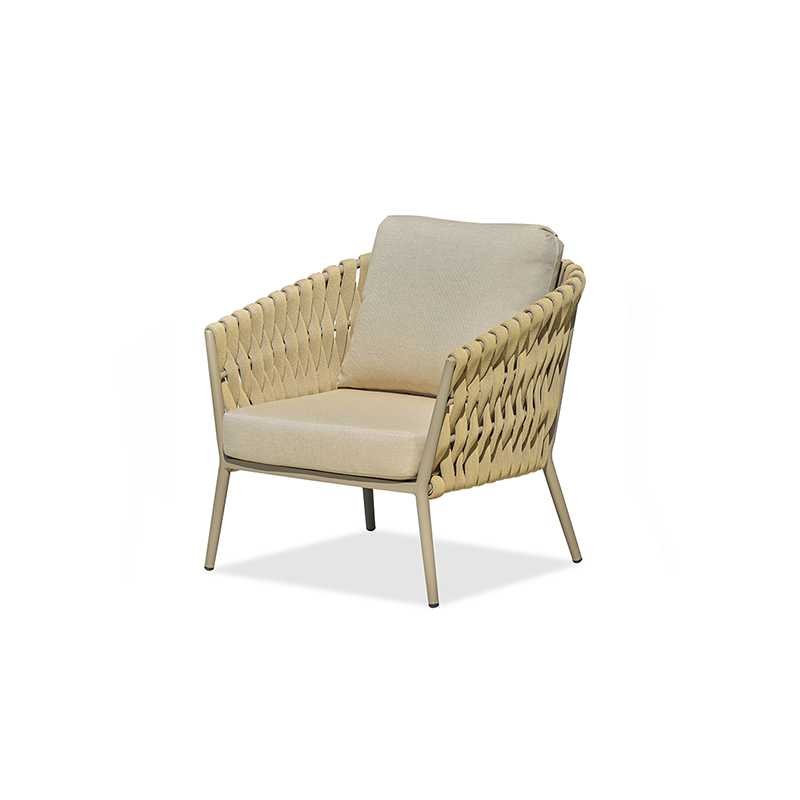 Traditional French Outdoor Rope Woven Sofa - 1/2/3 Seater For Balcony & Outdoor Patio Lumendat